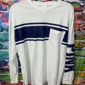 Mint Color Long Sleeve VS Pink Shirt Small